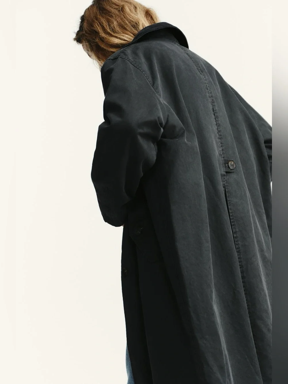 Zara long trench